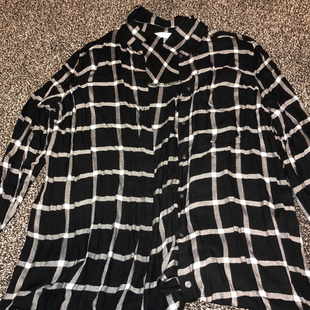 Black and White Flannel